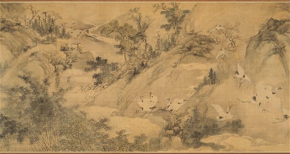 Shen Quan - One Hundred Cranes - 1989.627 - Art Institute of Chicago