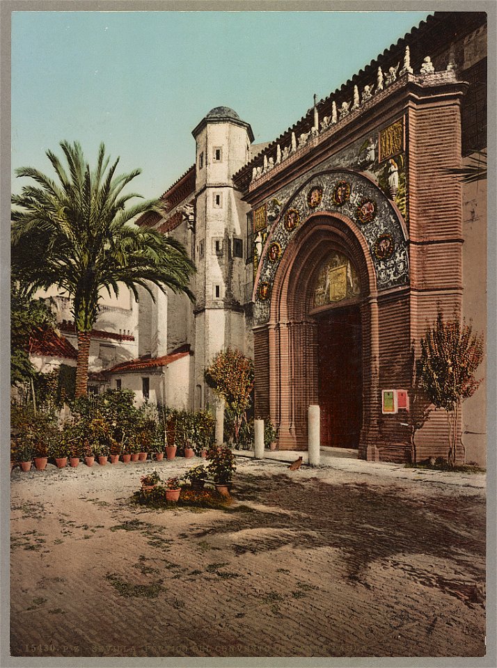 Sevilla. Pórtico del Convento de Santa Paula LCCN2017660799