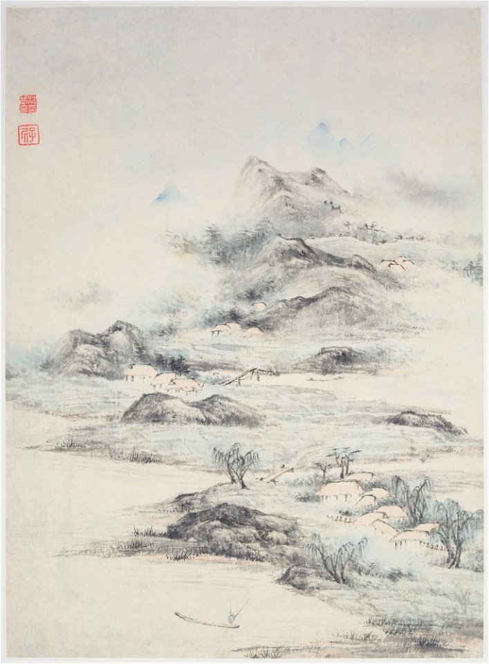 Shen Shichong - Landscapes After Old Masters - 78.46.4 - Detroit Institute of Arts