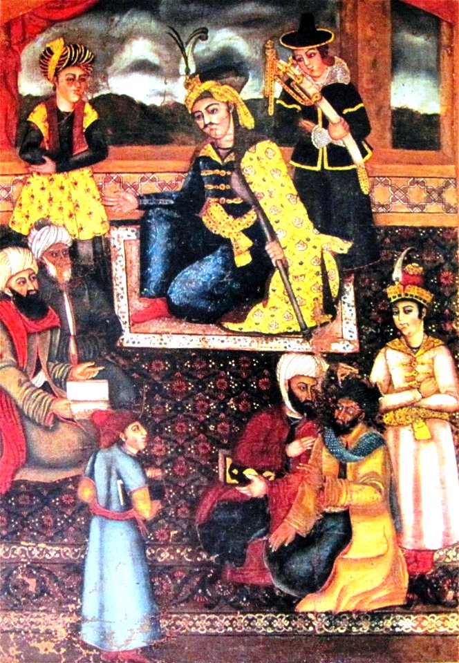 Shah's court (Persian art collection, Art Museum of Georgia)