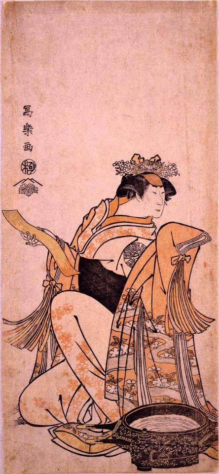 Sharaku (1794) Nakamura Nozio II as Ono no Komachi (cropped)
