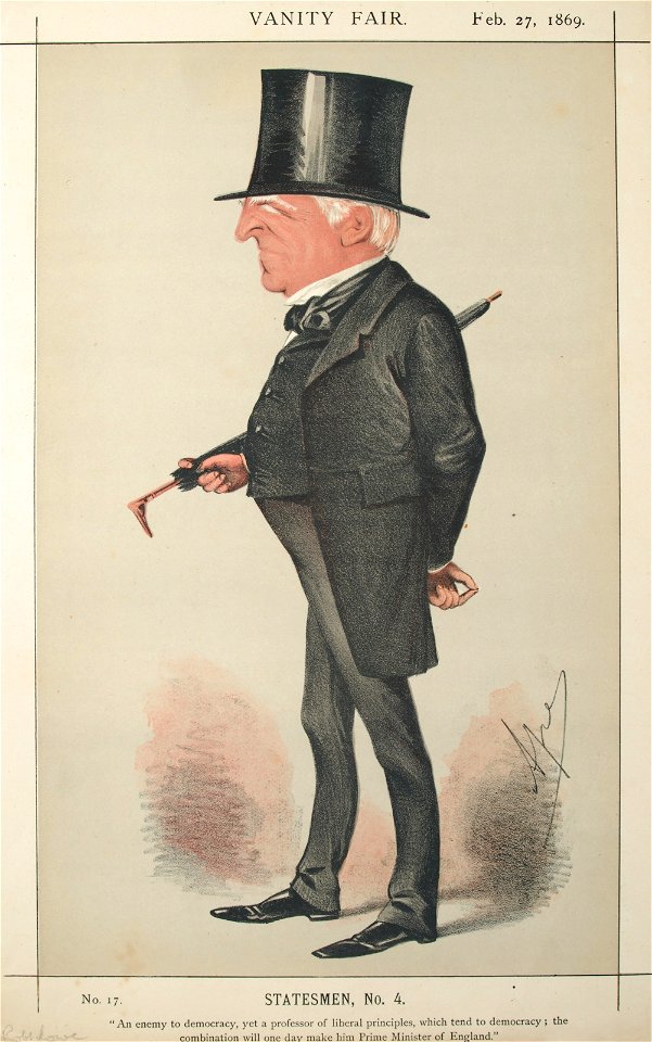 Robert Lowe, Vanity Fair, 1869-02-27