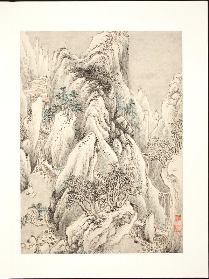 Shen Shichong - Landscapes After Old Masters - 78.46.6 - Detroit Institute of Arts