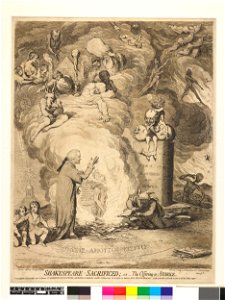 Shakespeare sacrificed; -or- the offering to avarice (BM 1868,0808.5870 1)