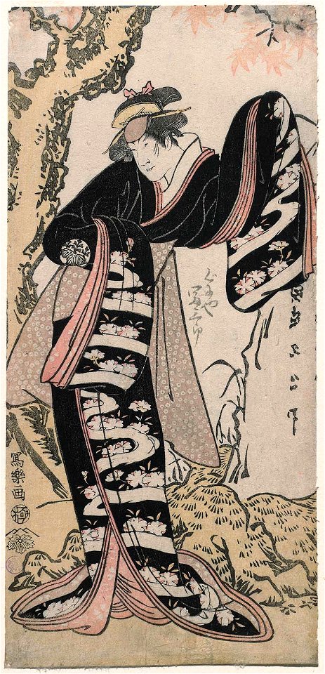 Sharaku (1794) Nakayama Tomisaburō I as the cowherd Ofude