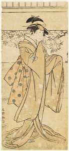 Sharaku (1795) Iwai Kumesaburō I as the geisha Kumekichi