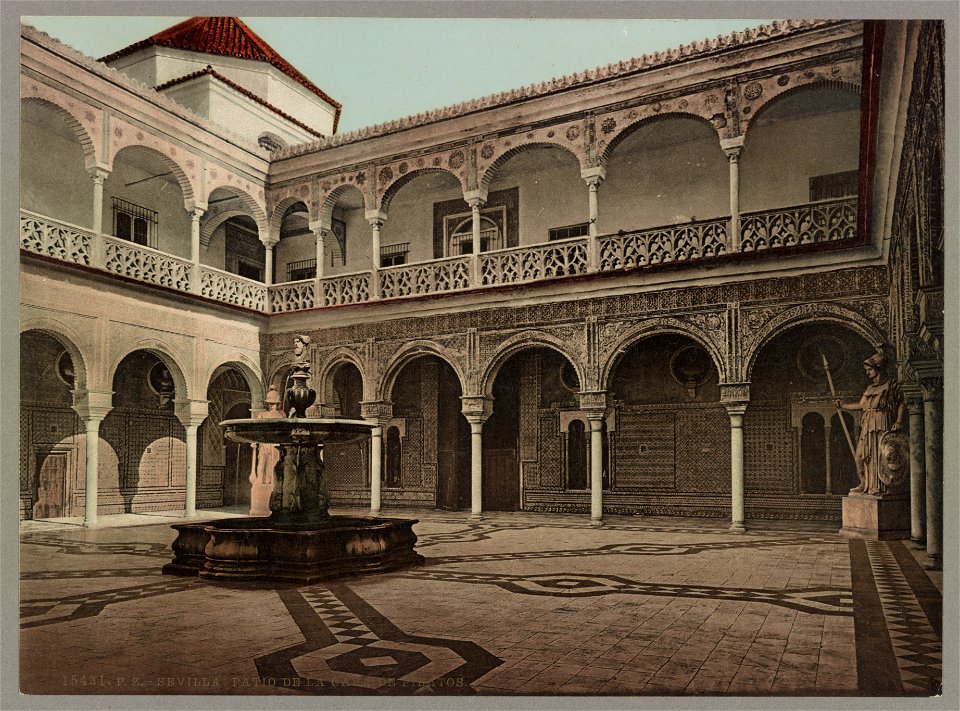 Sevilla. Patio de la Casa de Pilatos LCCN2017660793