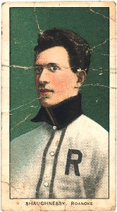 Shag Shaughnessy, Roanoke Team, baseball card portrait LCCN2008676904
