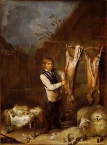 Sheep Butcher - Nationalmuseum - 17596. Free illustration for personal and commercial use.