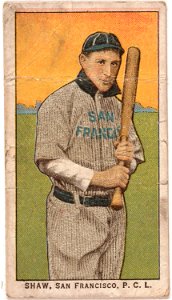 Shaw, San Francisco Team, baseball card portrait LCCN2007685586