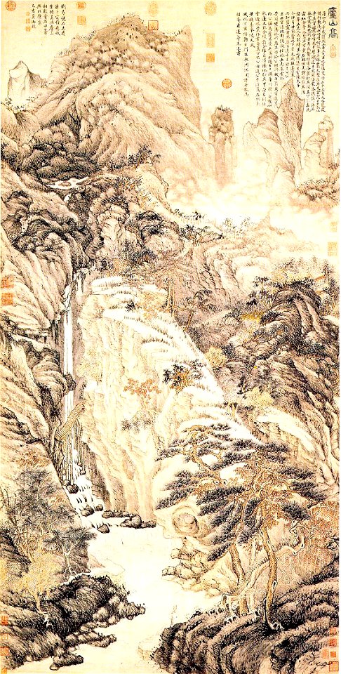 Shen Zhou Lofty Mountain