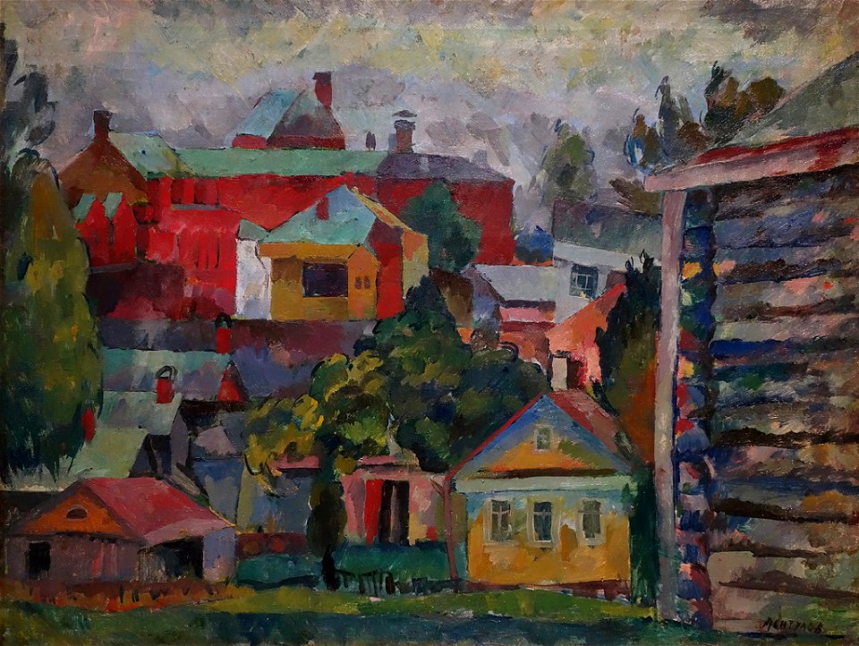 Shed by Aristarkh Lentulov (1922)