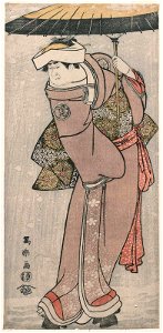 Sharaku (1794) Nakayama Tomisaburō I as Ohisa, wife of Sazanami Tatsugorō, actually Teriha, the younger sister of Sadatō (hosoban)