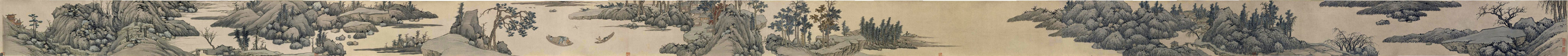 Shen Zhou. Scenery of Cangzhou.29,7х885 см. Palace Museum, Beijing