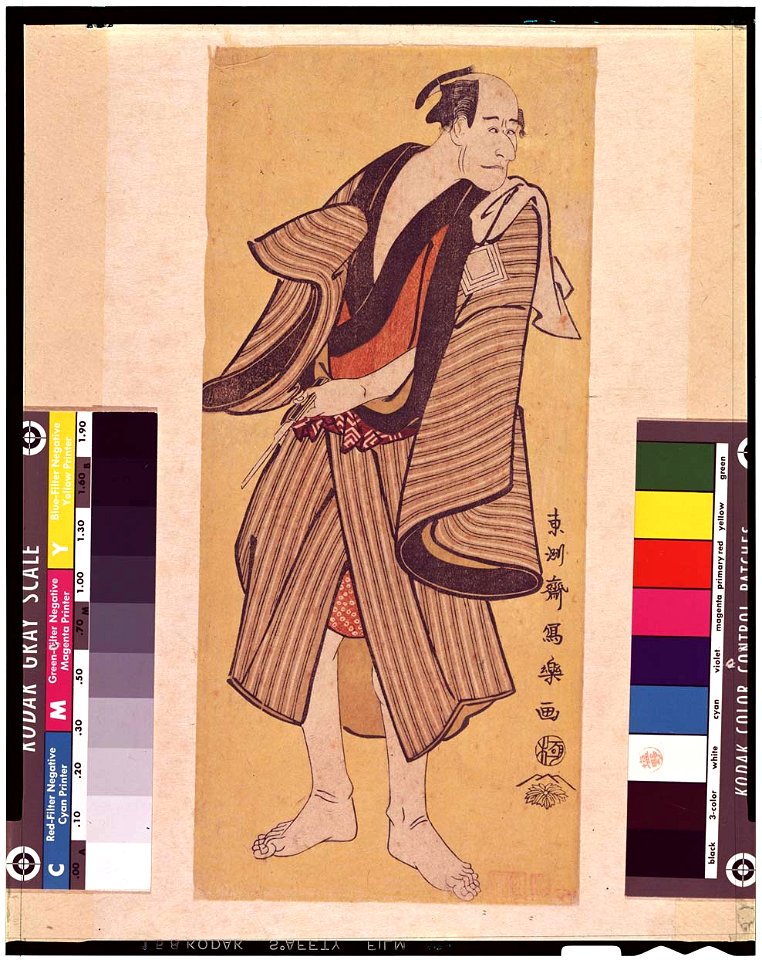 Sharaku (1794) Ichikawa Ebizō I as Ranmyaku no Kichi