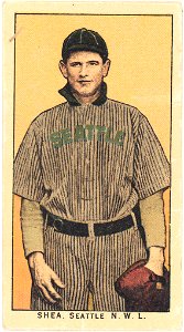 Shea, Seattle Team, baseball card portrait LCCN2008676957