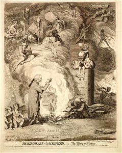Shakespeare sacrificed;-or-The Offering to avarice. (BM 1911,0823.31)