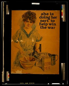 She is doing her part to help win the war - Howard Chandler Christy 1918. LCCN2003652812