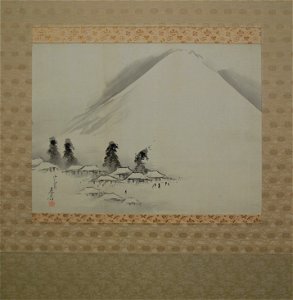 Shibata Zeshin - Mt. Fuji in Winter - 36.100.101 - Metropolitan Museum of Art