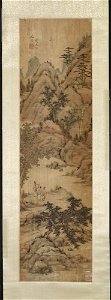 Shen Zhou 沈周 - Landscape, in Ming style - y1949-85 - Princeton University Art Museum