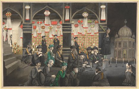 Shi'a Muslims Mourning Before Ta'ziya (CBL In 69.18)