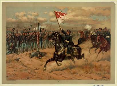 Sheridan's ride - Thulstrup ; facsimile print by L. Prang & Co. LCCN92506224