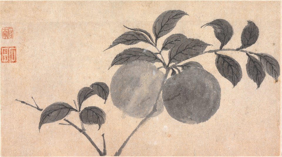 Shen Zhou - Branch of Fruit Bearing Tree - 73.156 - Indianapolis Museum of Art
