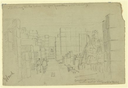 Sheridans Army. Quarter Master Stores. Harpers Ferry LCCN2004660342