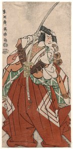 Sharaku (1794) Ichikawa Komazō III as Shinozuka Gorō (Sadatsuna)