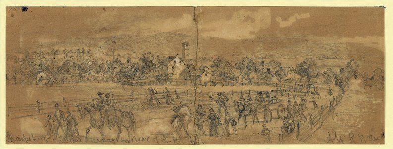 Sharpsburg citizens leaving for fear of the Rebels LCCN2004660777