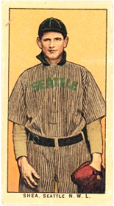 Shea, Seattle Team, baseball card portrait LCCN2008676957