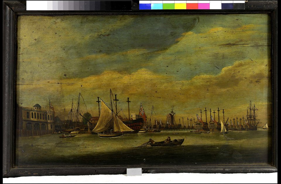 Ships laid up off Blackwall RMG BHC1014