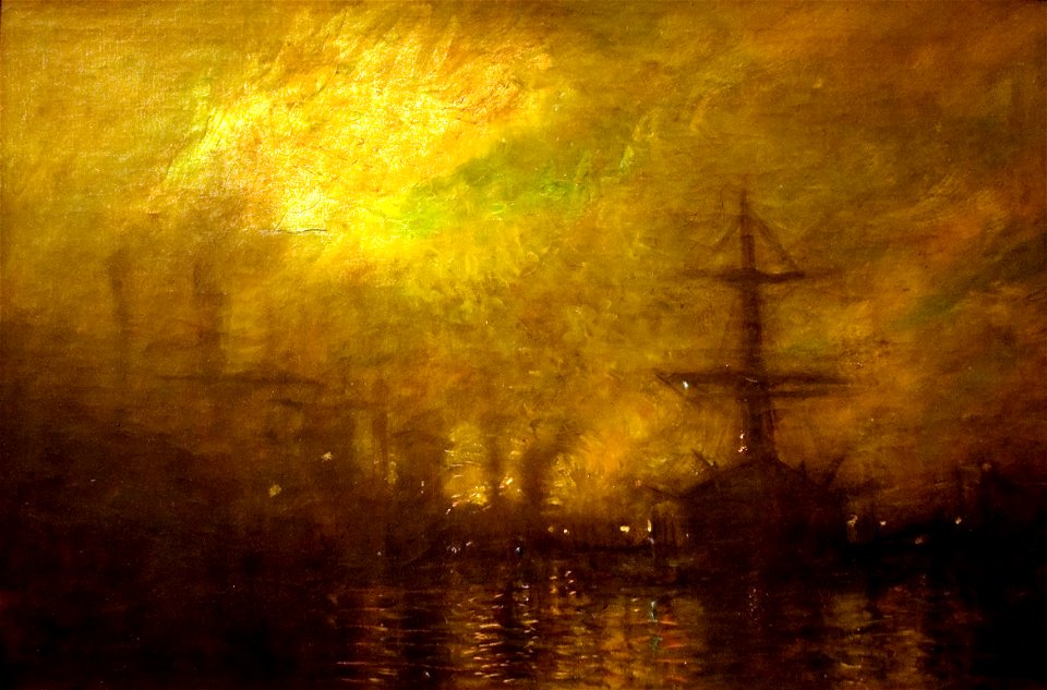 Ship - Painting by Mednyánszky