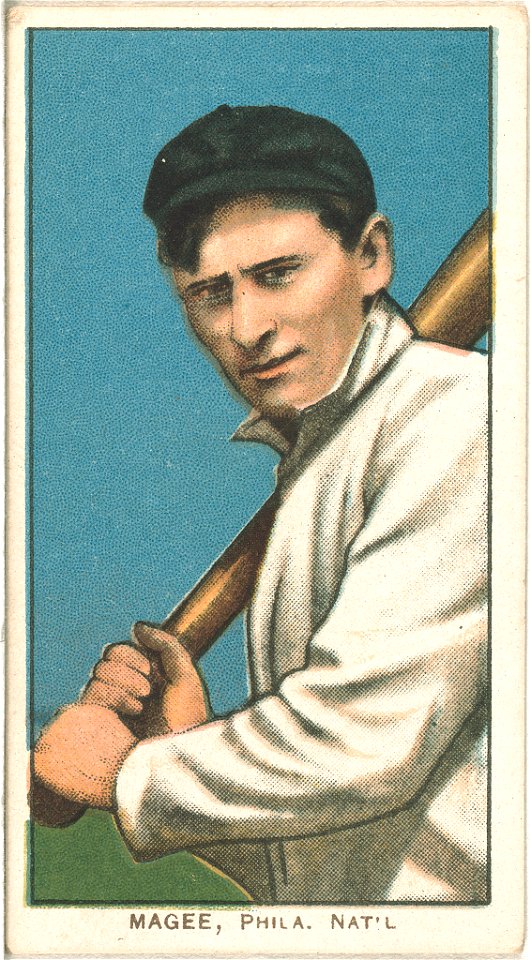 Sherry Magee, Philadelphia Phillies, baseball card portrait LCCN2008676529