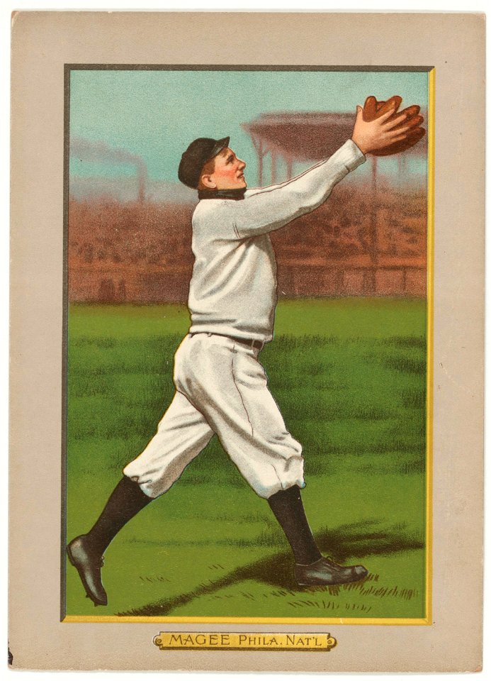 Sherry Magee, Philadelphia Phillies, baseball card portrait LCCN2007685651