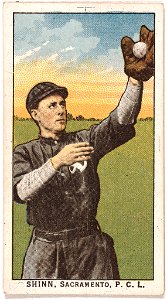 Shinn, Sacramento Team, baseball card portrait LCCN2007685583