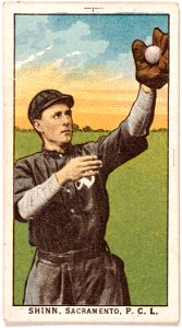 Shinn, Sacramento Team, baseball card portrait LCCN2007685583
