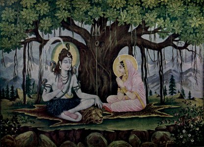 Shiva with Parvati