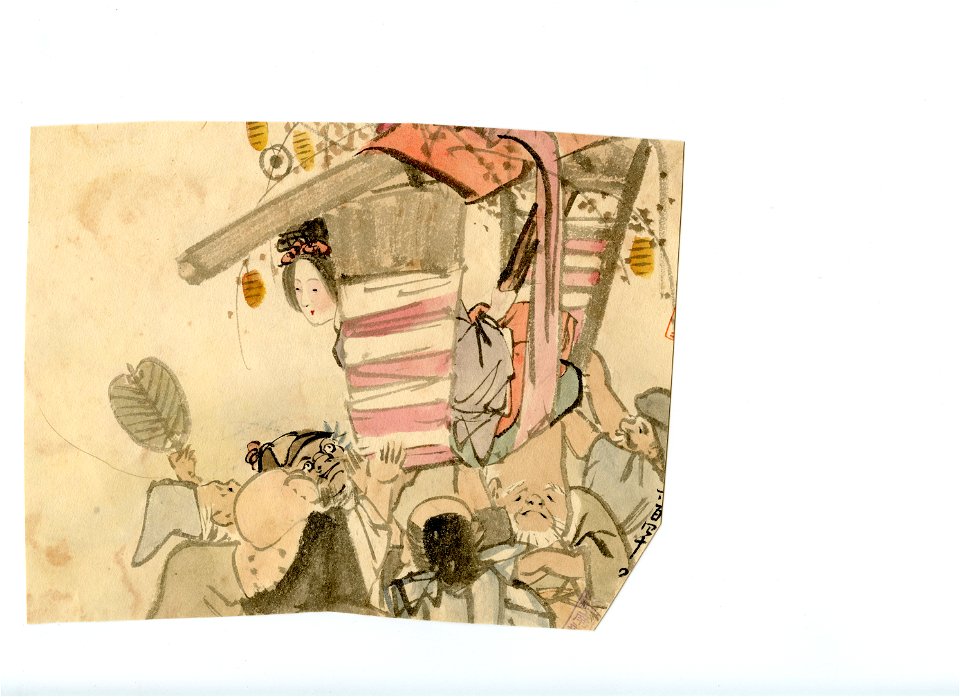 Shichi Fukujin.meiji era.fragment.wittig collection.painting-15.obverse.01