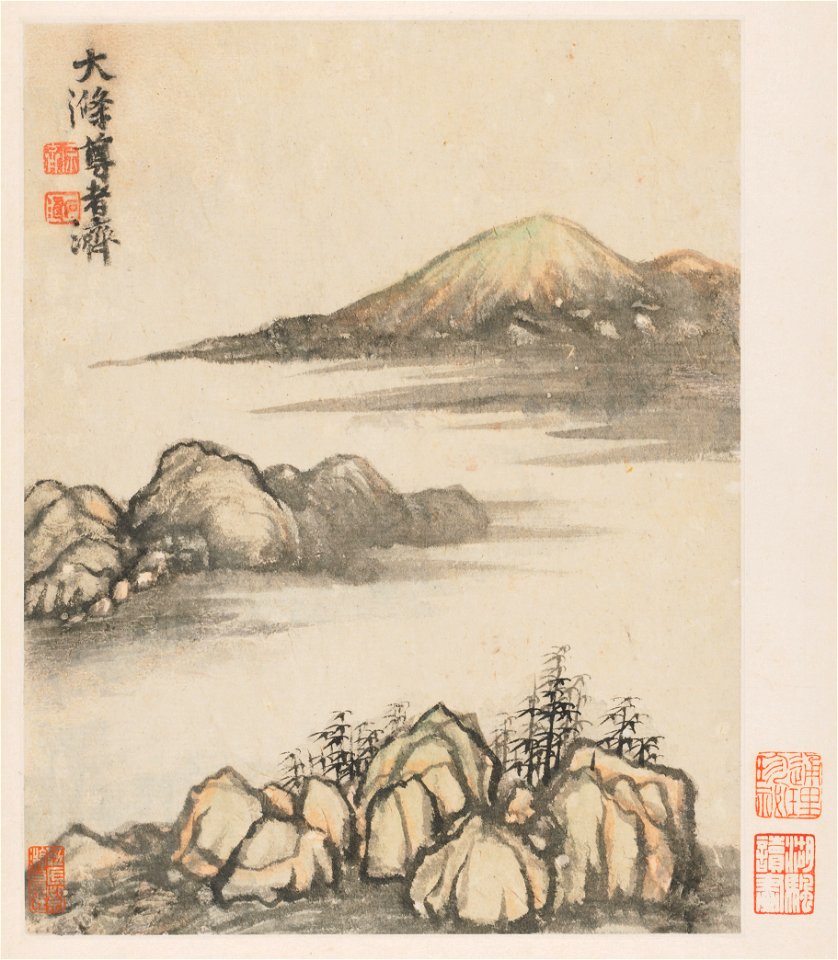 Shitao - Reminiscences of Qinhuai River - 1966.31.1 - Cleveland Museum of Art
