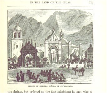 Shrine of Nuestra Señora de Copacabana (Bolivia) 1877 George Squier