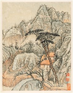 Shitao - Reminiscences of Qinhuai River - 1966.31.2 - Cleveland Museum of Art