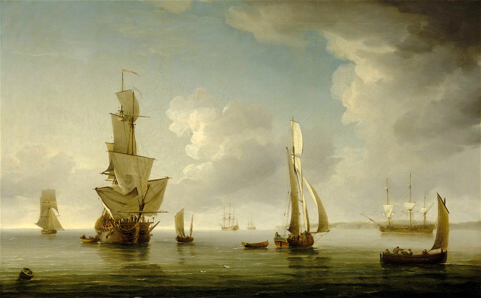 Shipping in Light Airs in the Thames Estuary RMG BHC1020