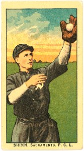 Shinn, Sacramento Team, baseball card portrait LCCN2008677328