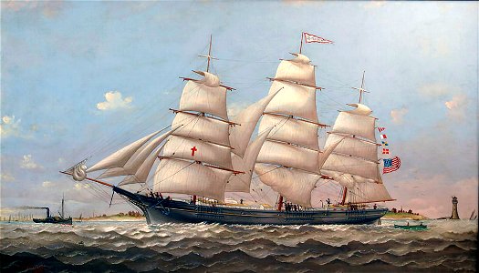 Ship Lucy G. Dow, by Charles S. Raleigh