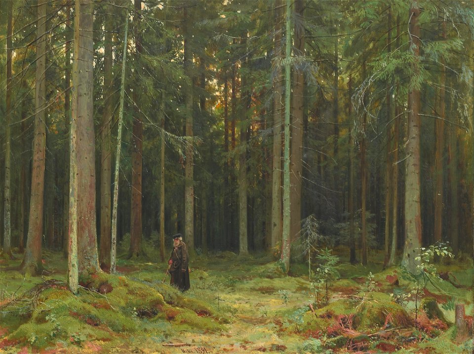 Shishkin Ivan The Forest of Countess Mordvinova 1891