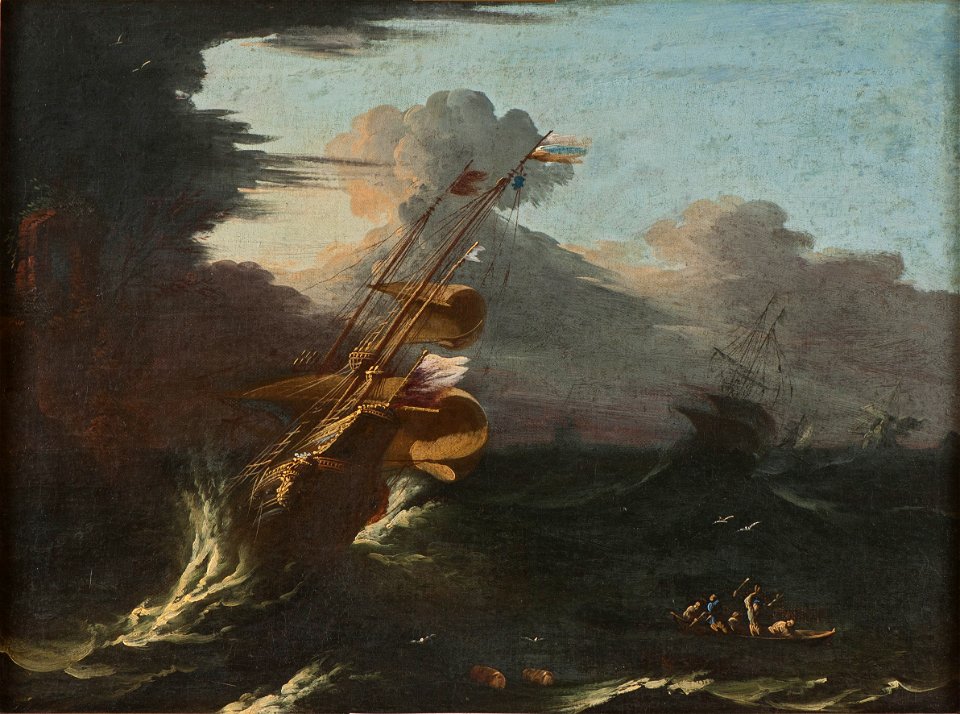 Ships in a Gale - Nationalmuseum - 17176