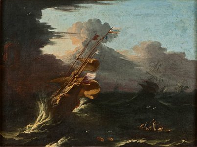 Ships in a Gale - Nationalmuseum - 17176