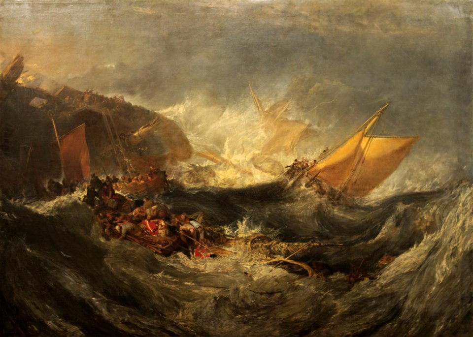 Shipwreck of the Minotaur William Turner