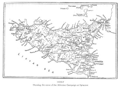 Sicily and the Scene of the Athenian Campaign before Syracuse